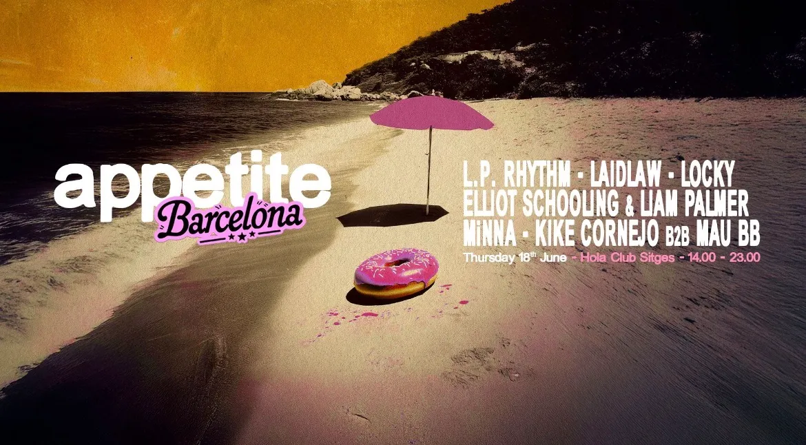Appetite London OFF BCN Beach Party event poster