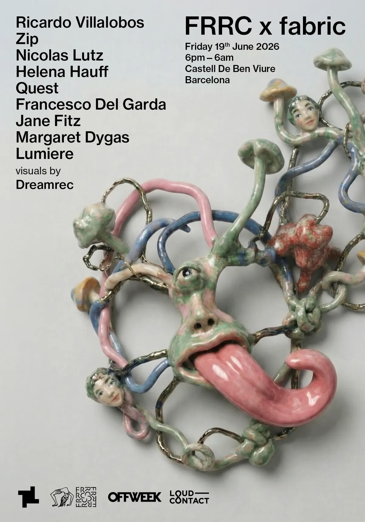 Ricardo Villalobos presents fabric x FRRC - OFFWEEK Castle event poster