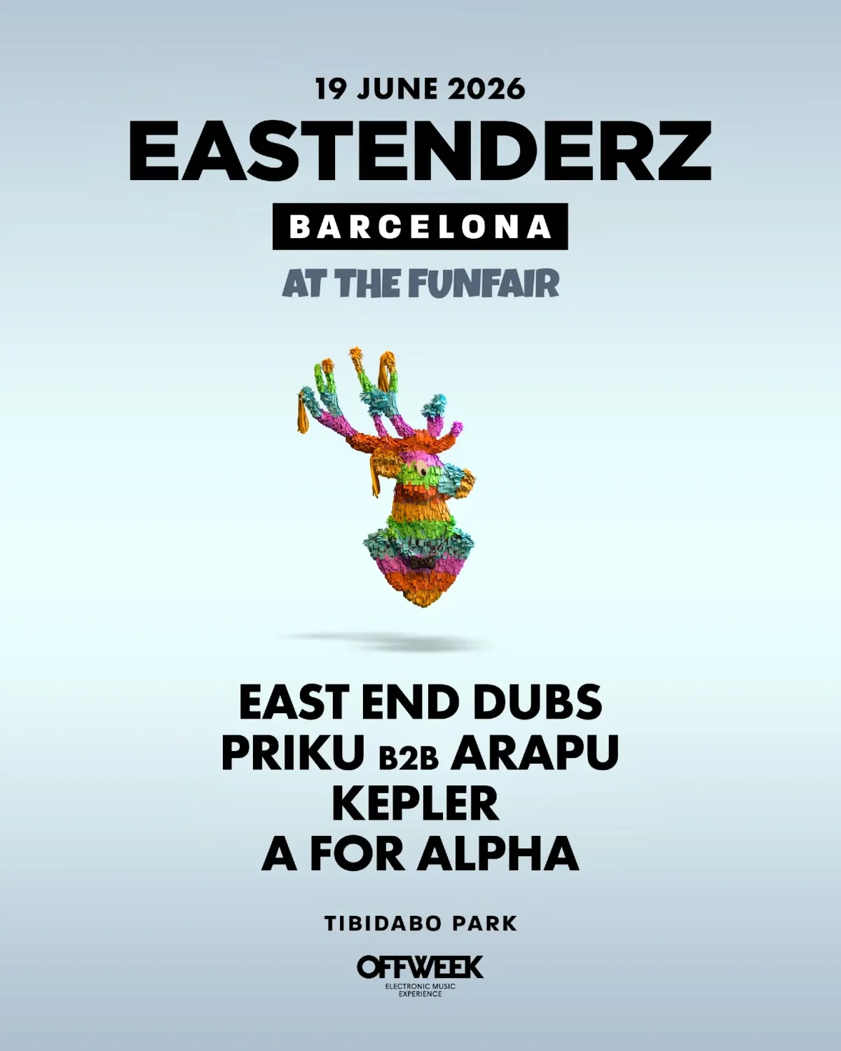 Eastenderz Barcelona - At The Funfair event poster