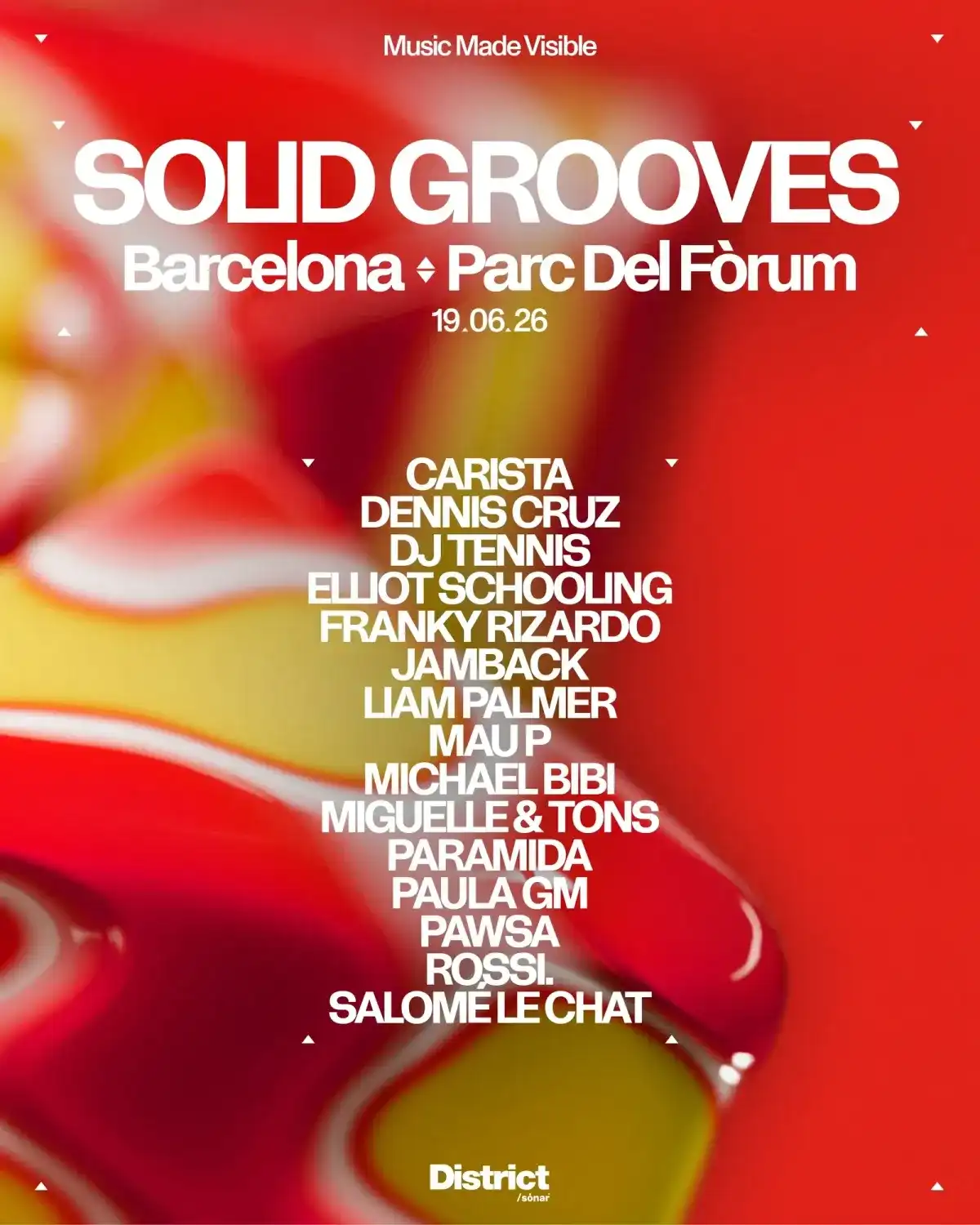 Solid Grooves Barcelona event poster