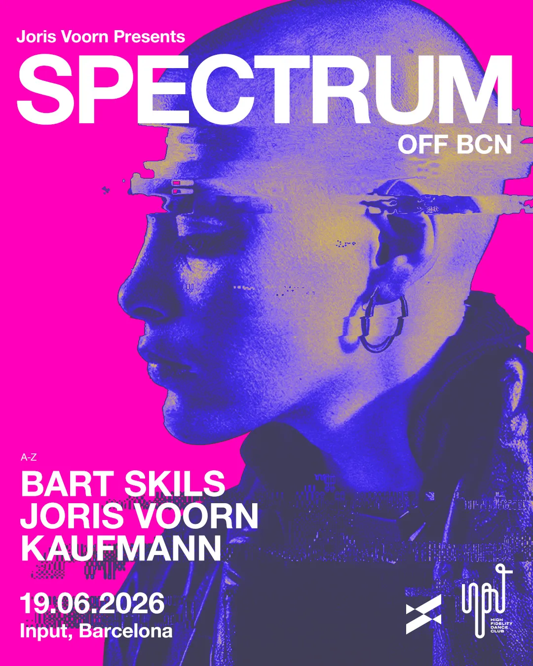 Joris Voorn pres SPECTRUM OFF BCN 2026 event poster