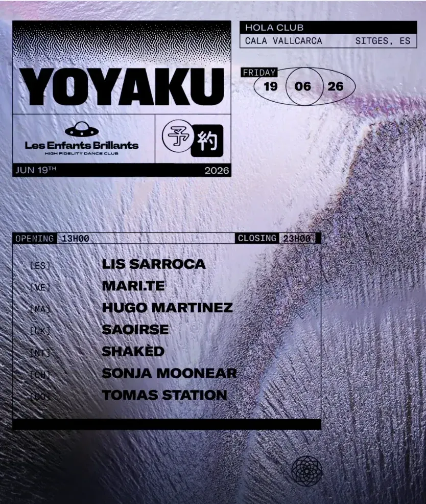 Yoyaku OFF BCN Beach Party event poster