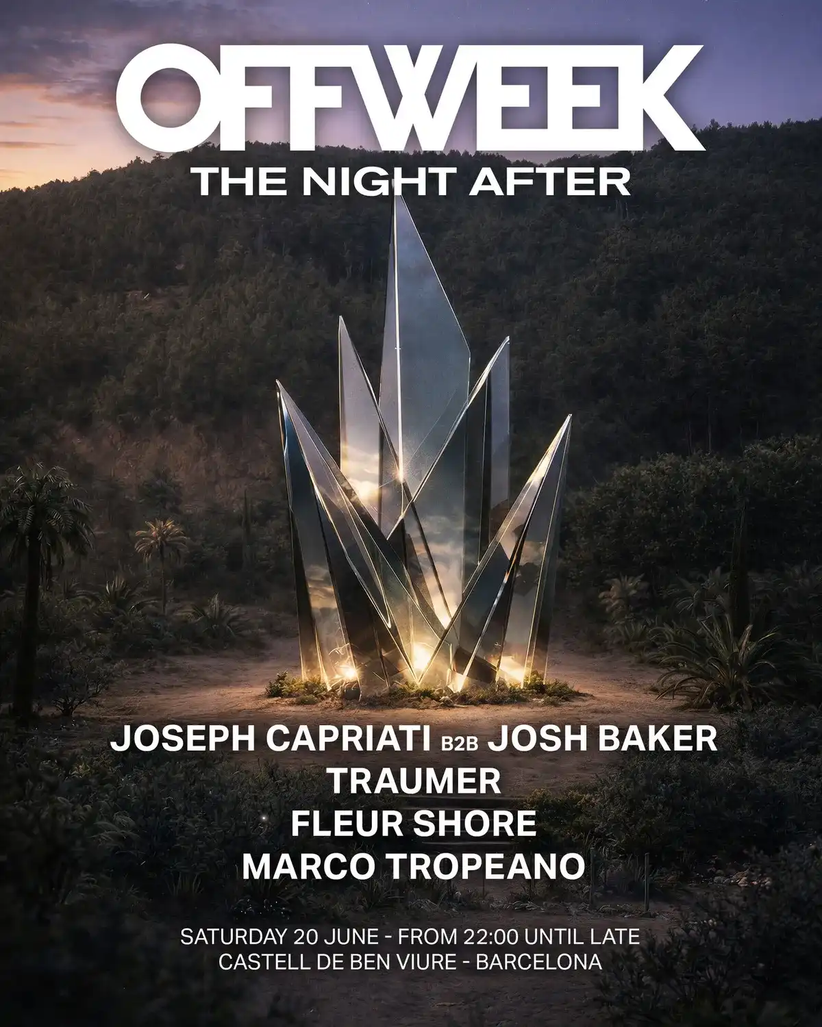 OFFWEEK - The Night After w/ Joseph Capriati b2b Josh Baker event poster