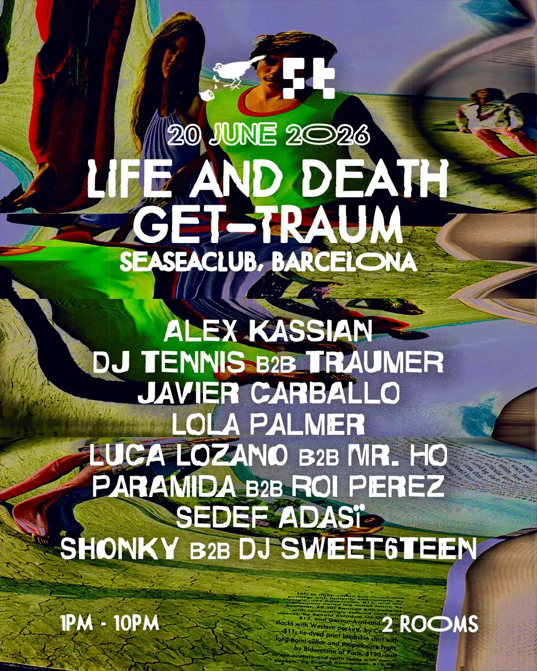 Life and Death x Get-traum - OFFBCN 2026 event poster