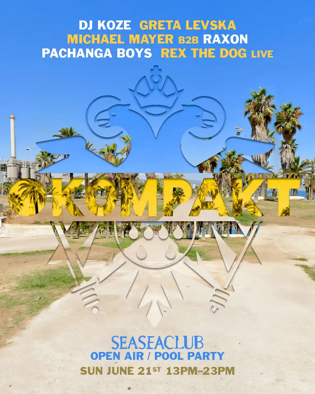 Kompakt - OFFBCN 26 (open air) event poster