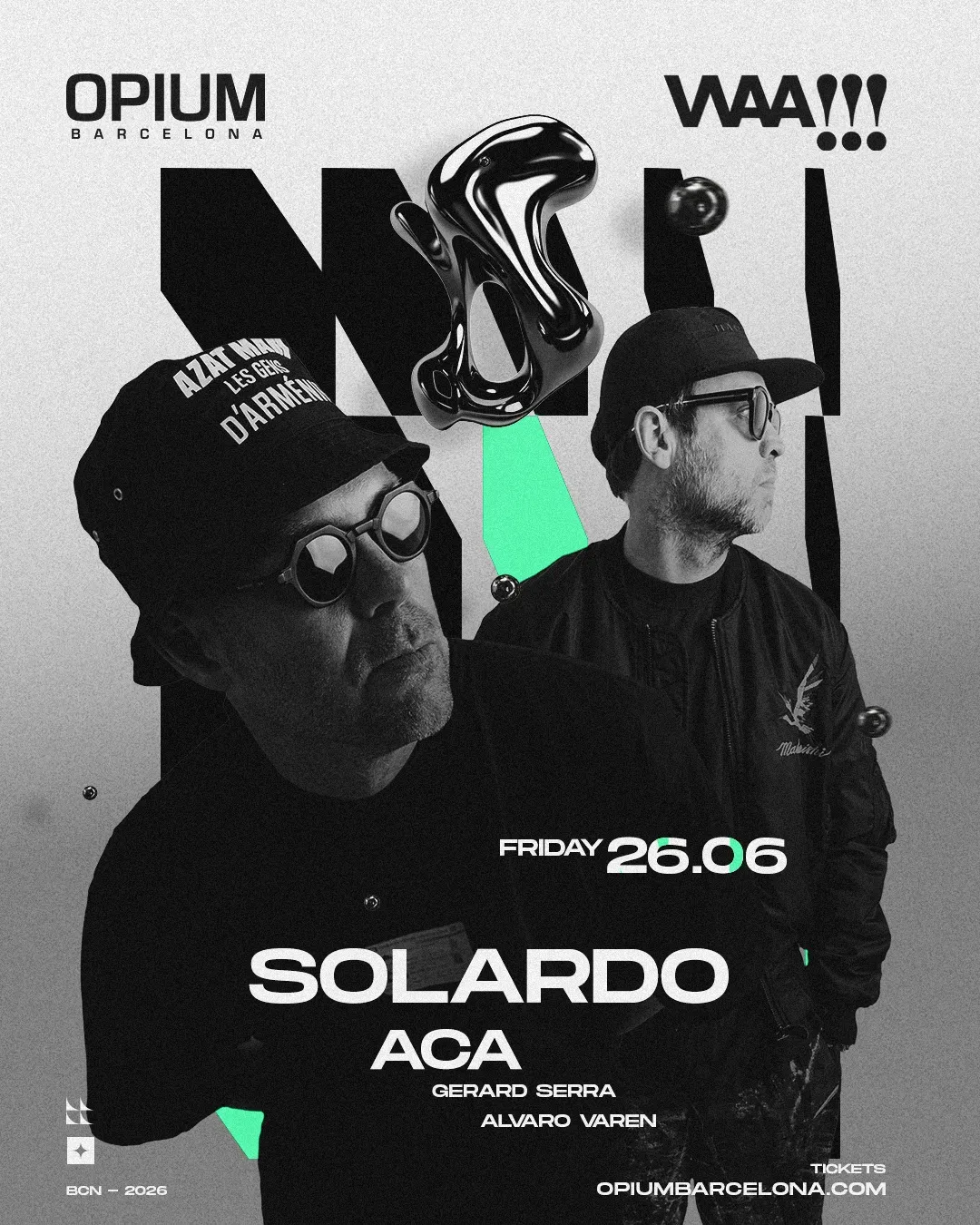 Waa! pres. Solardo event poster