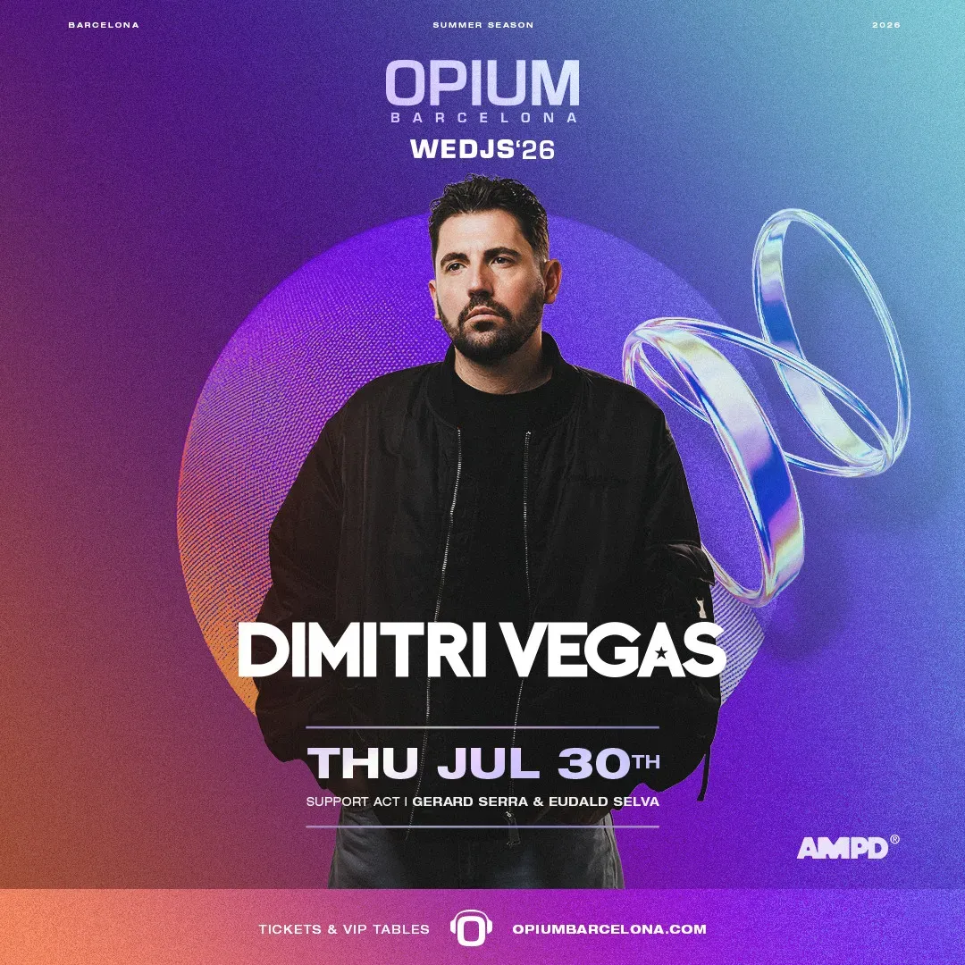 WEDJS pres Dimitri Vegas event poster