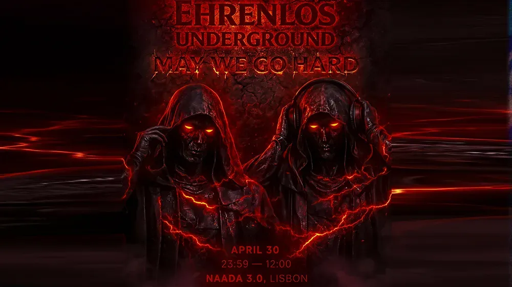 EHRENLOS UNDERGROUND – MAY WE GO HARD event poster