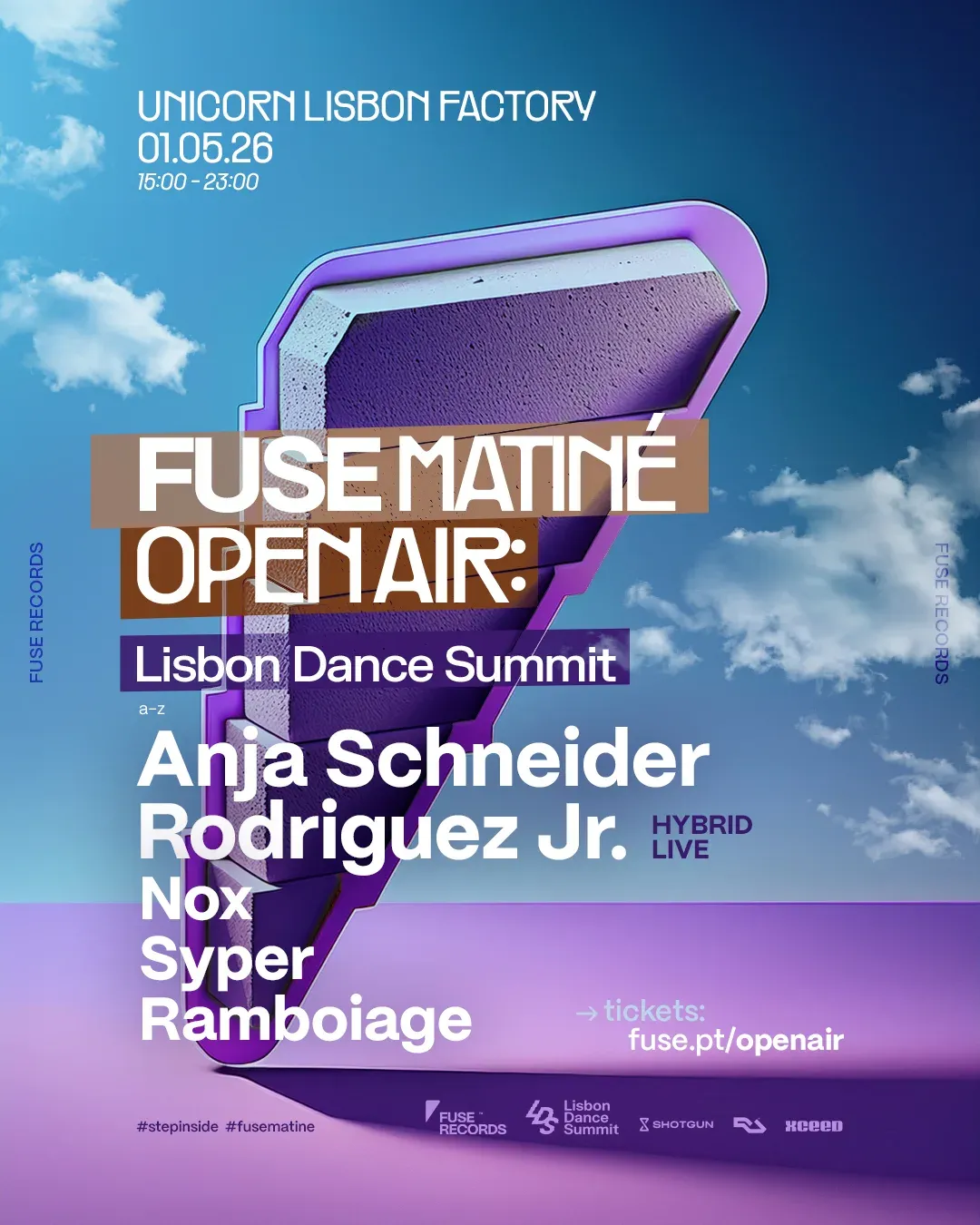 Fuse Matiné Open Air: Lisbon Dance Summit event poster