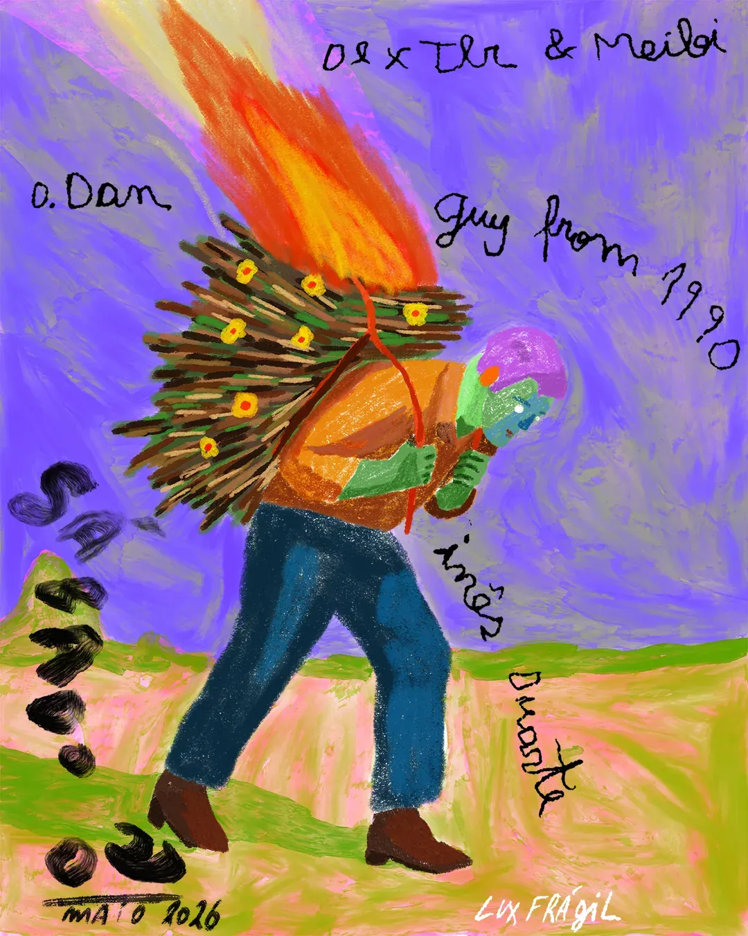 D.Dan, Dexter & Meibi, Inês Duarte, Guy from 1990 event poster