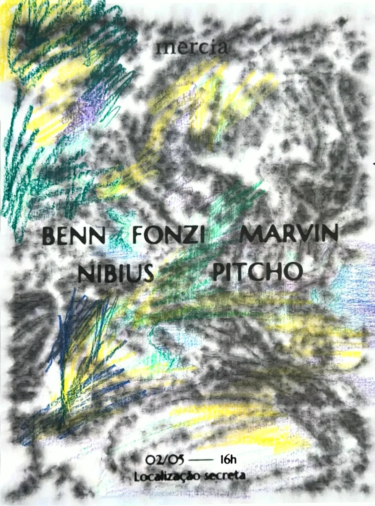 inércia event poster
