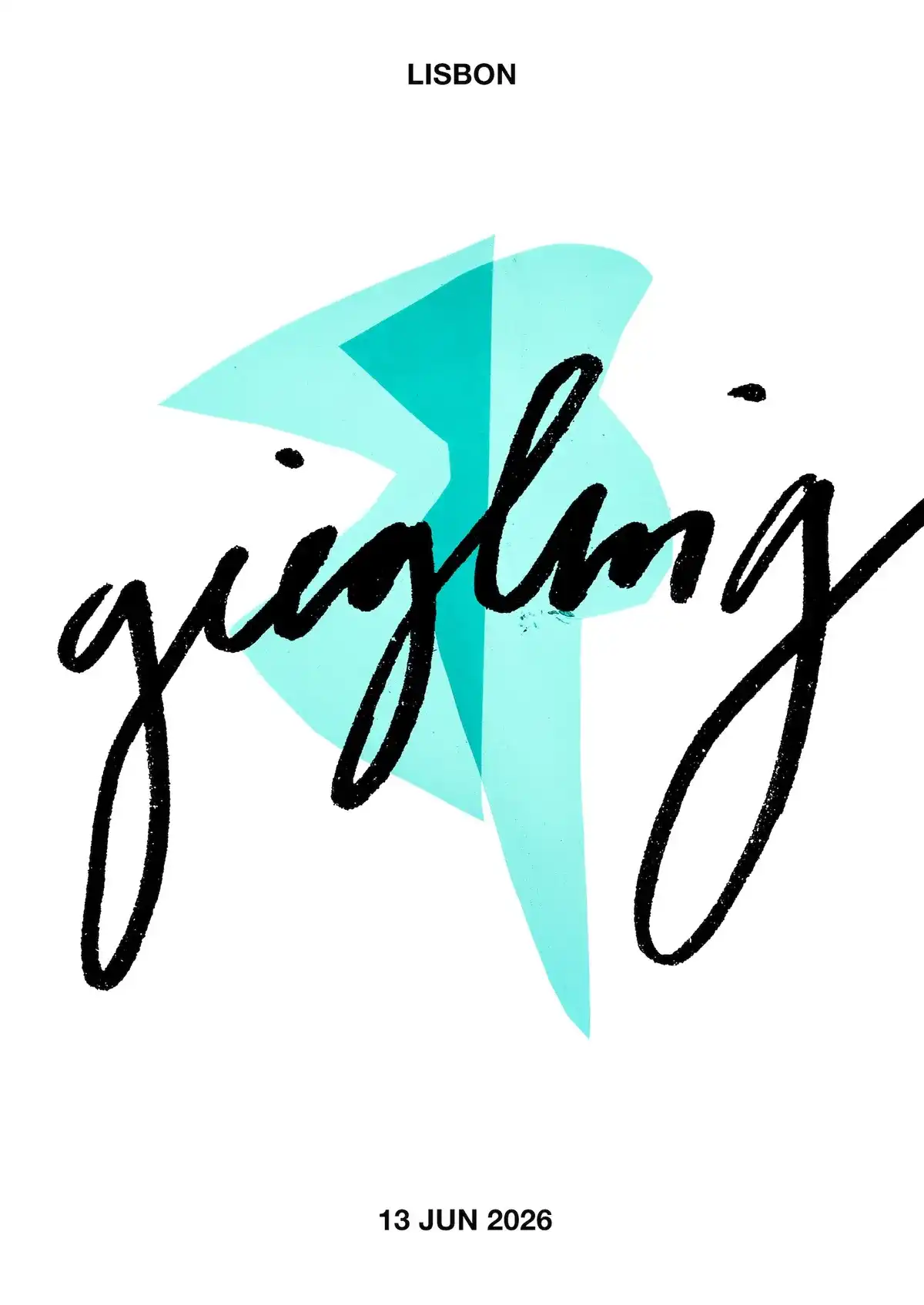 giegling in lisbon event poster
