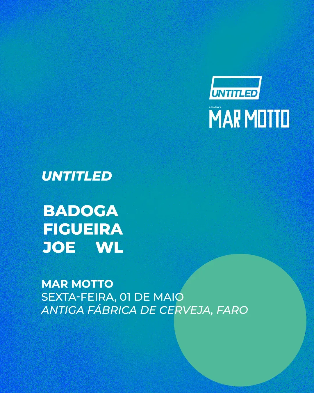 UNTITLED x MAR MOTTO event poster