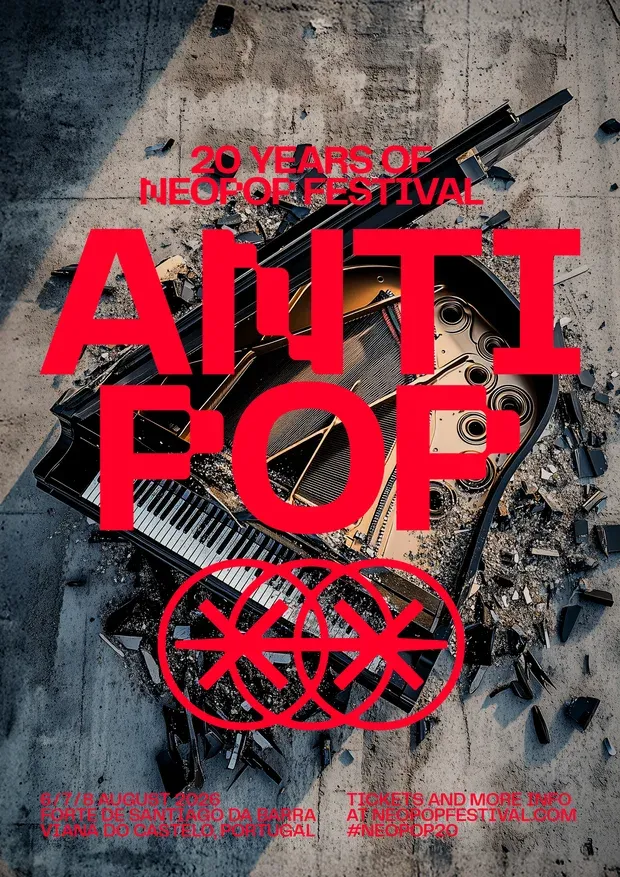 ANTIPOP – 20 YEARS OF NEOPOP FESTIVAL event poster
