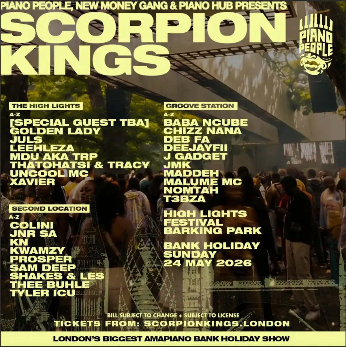 Scorpion Kings at High Lights event poster