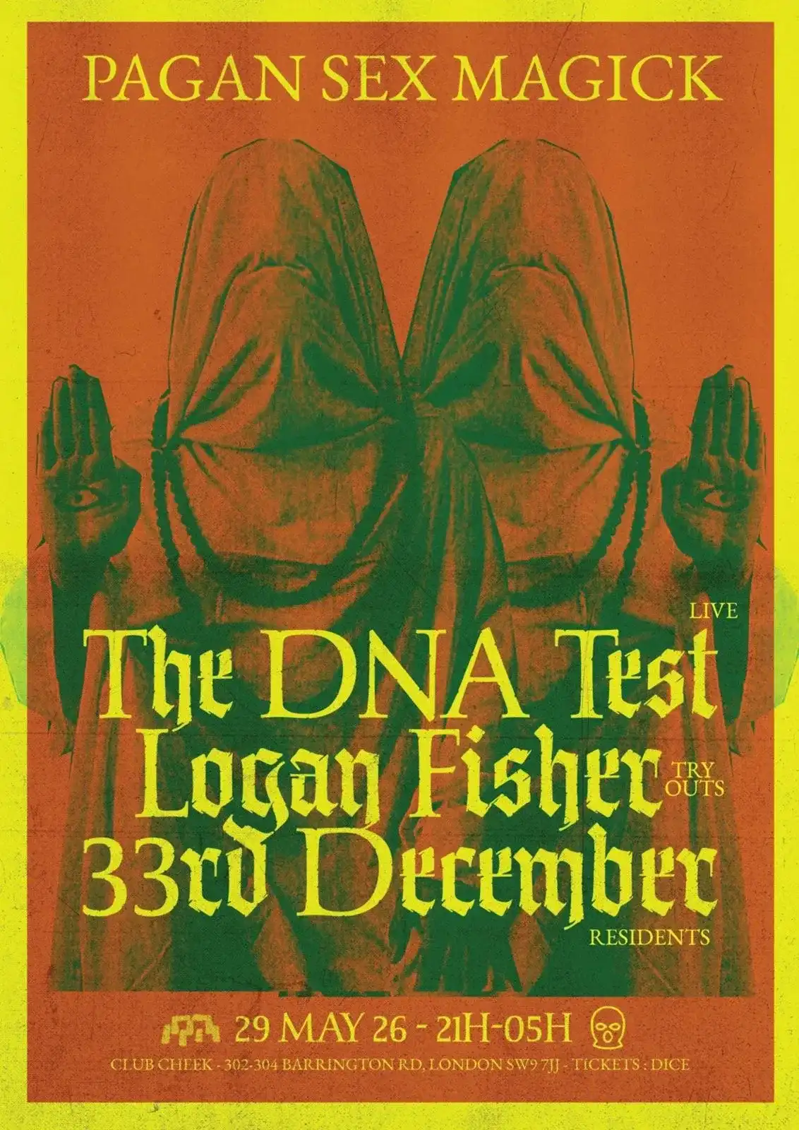 Pagan Sex Magick #003: The DNA Test + Logan Fisher event poster