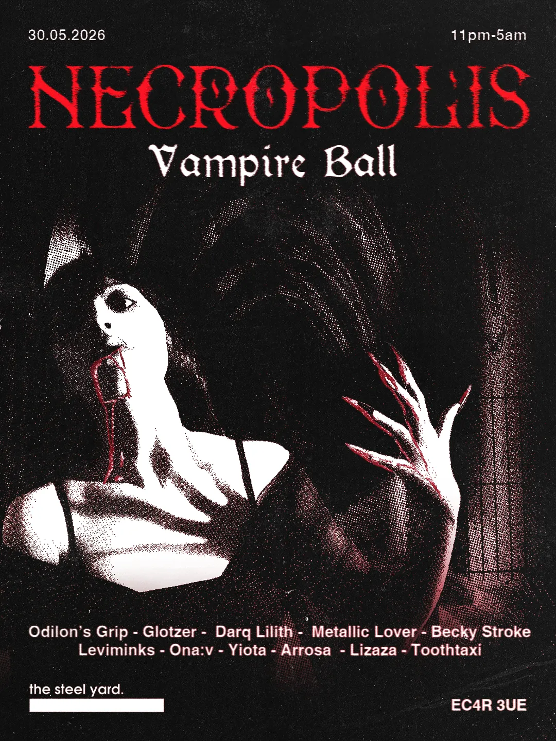 Necropolis Festival: VAMPIRE BALL event poster