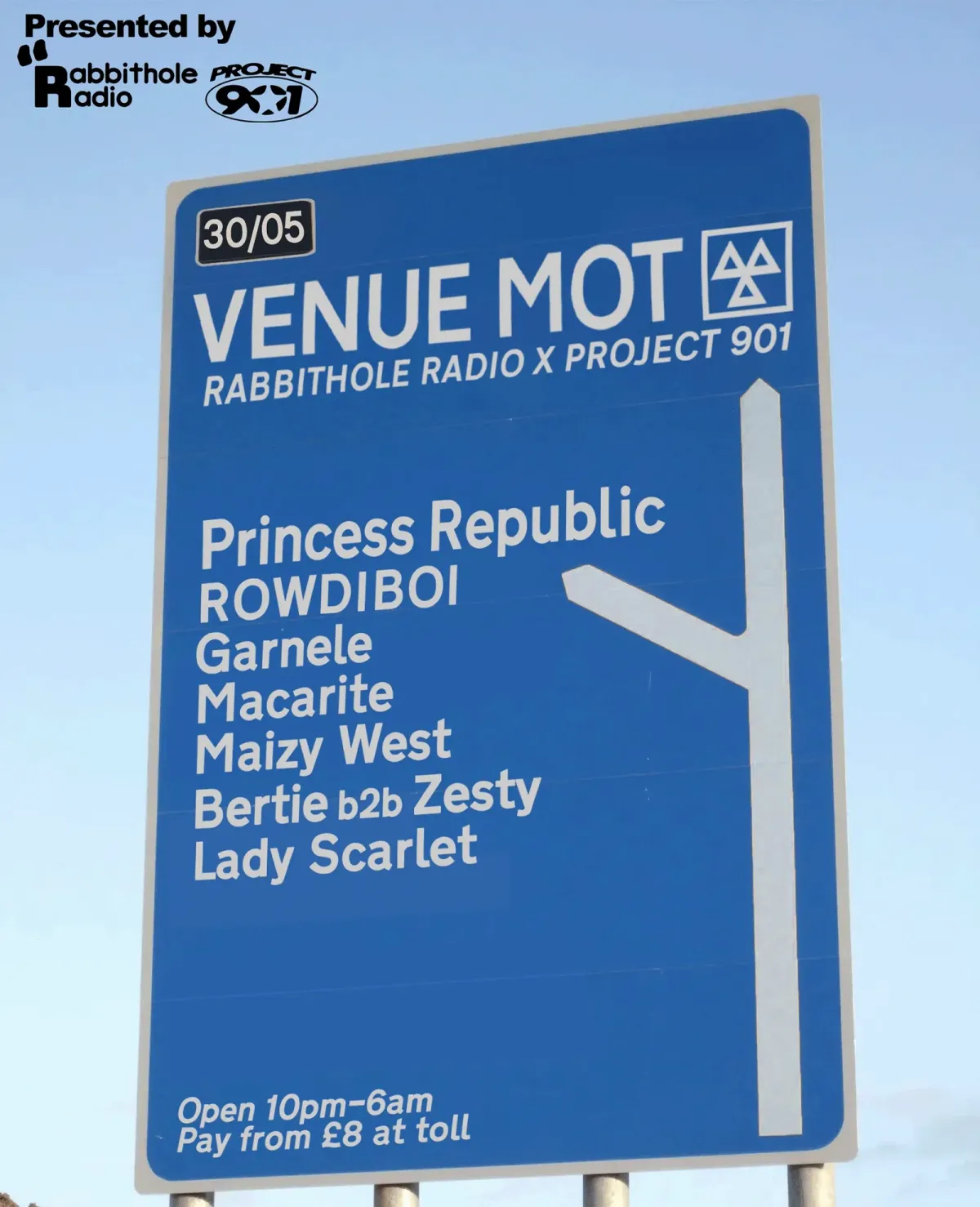 Venue MOT - 901 X Rabbithole event poster