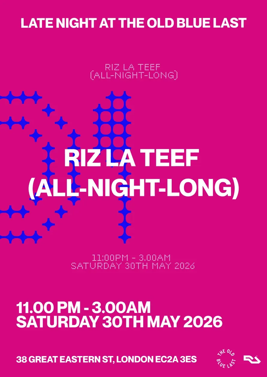 LNATOBL: RIZ LA TEEF (all-night-long) event poster