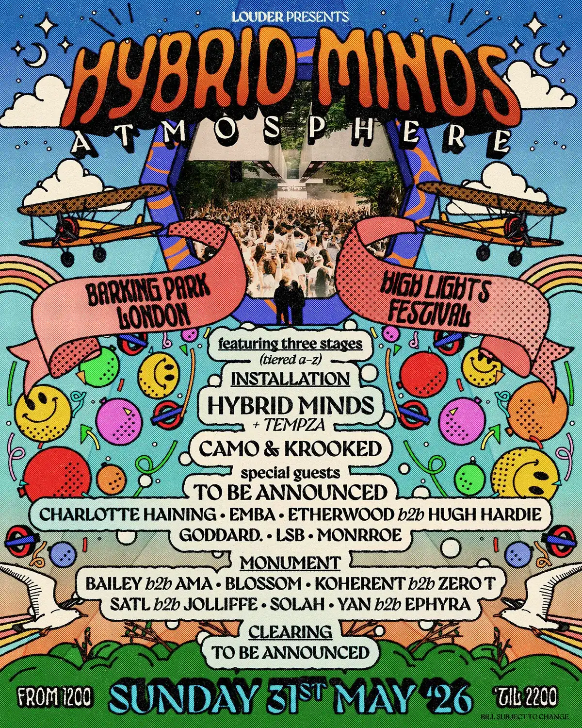 Hybrid Minds: Atmosphere event poster