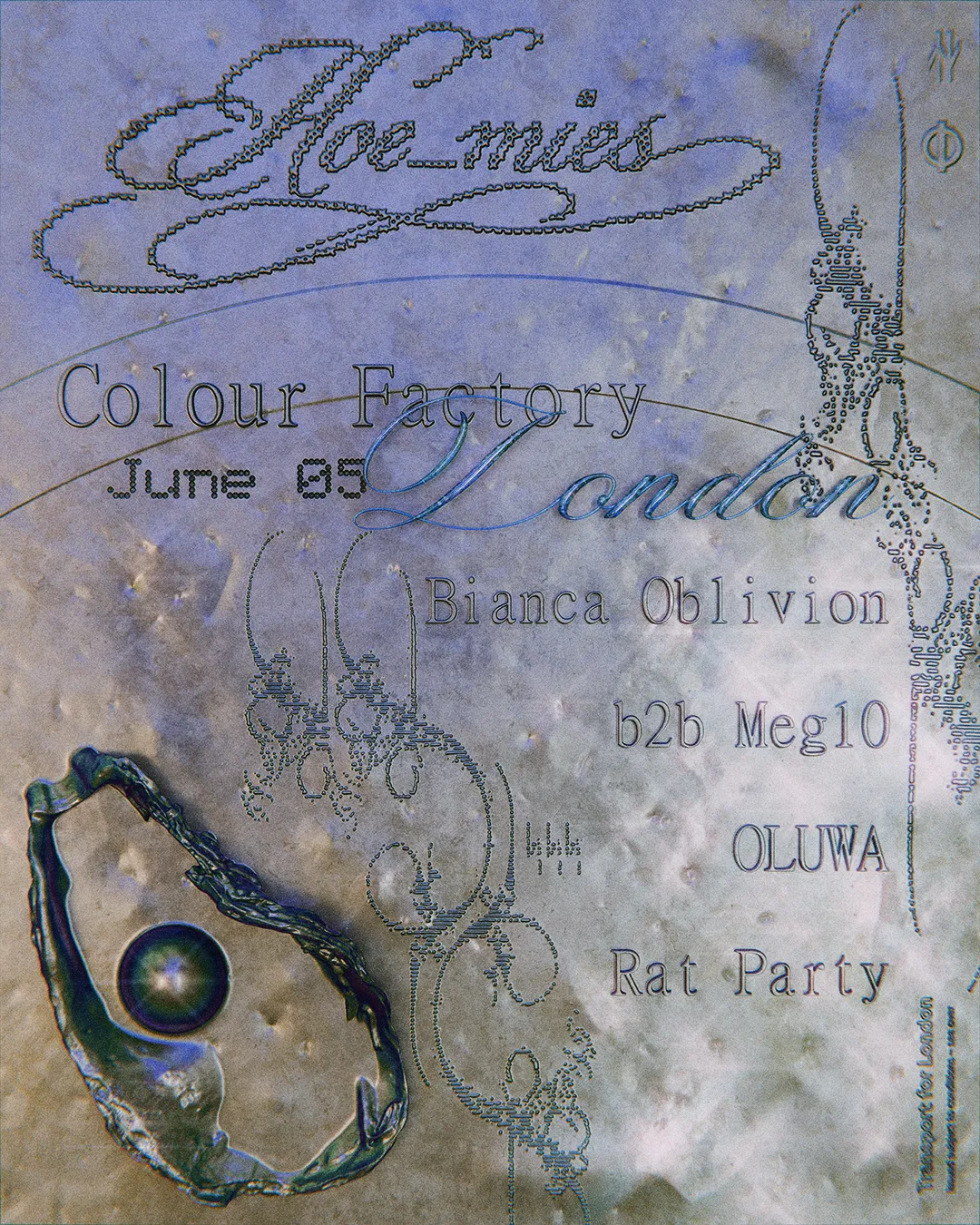 Hoe__mies w/ Meg10 b2b Bianca Oblivion, OLUWA, Rat Party event poster