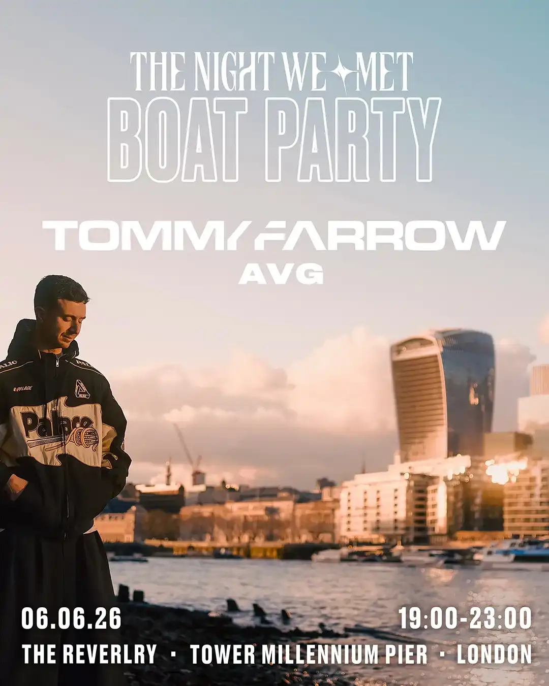 The Night We Met: Boat Party event poster