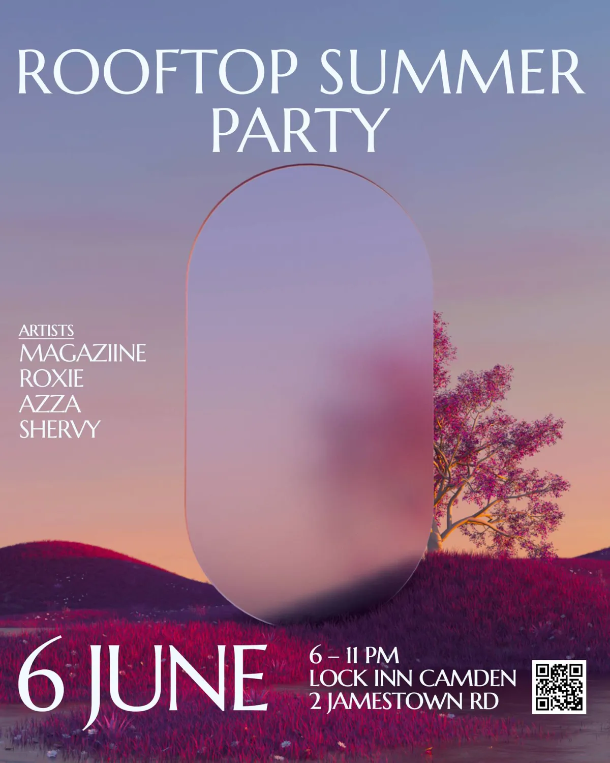 Rooftop Summer Party event poster