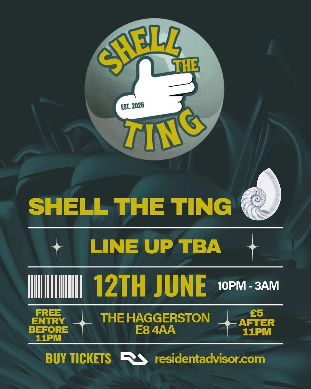 Shell The Ting event poster
