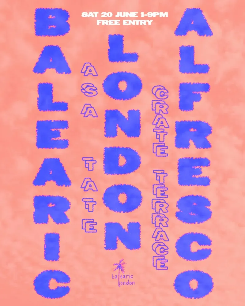 Balearic London Alfresco with Asa Tate event poster