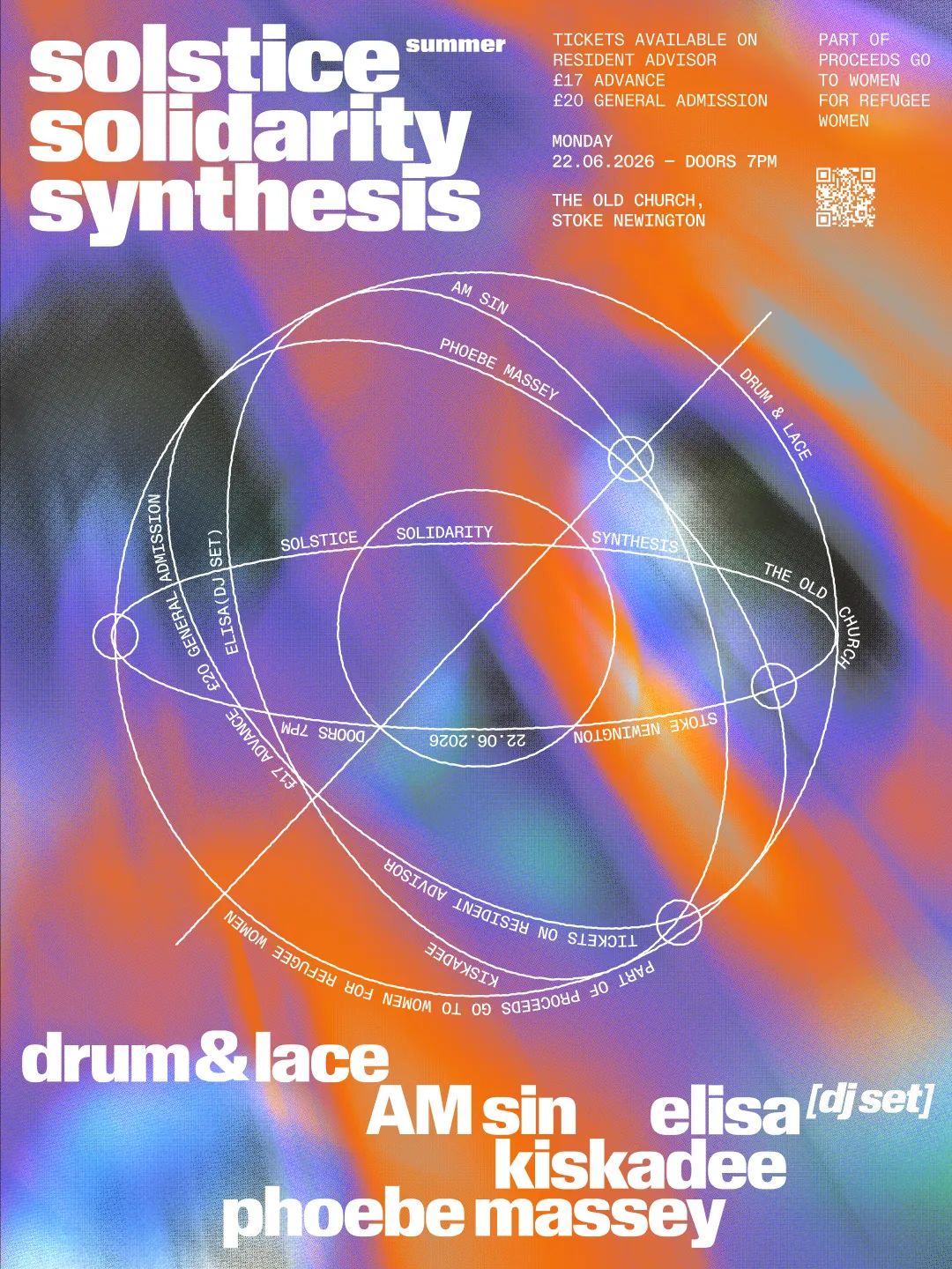 Solstice Solidarity Synthesis Summer 2026 event poster