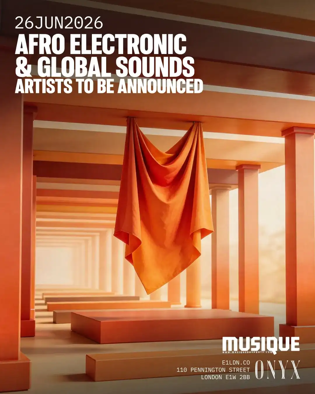MUSIQUE event poster