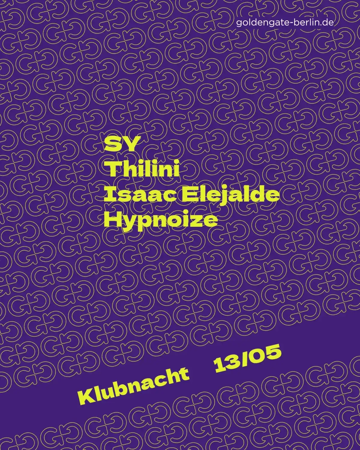 Klubnacht event poster