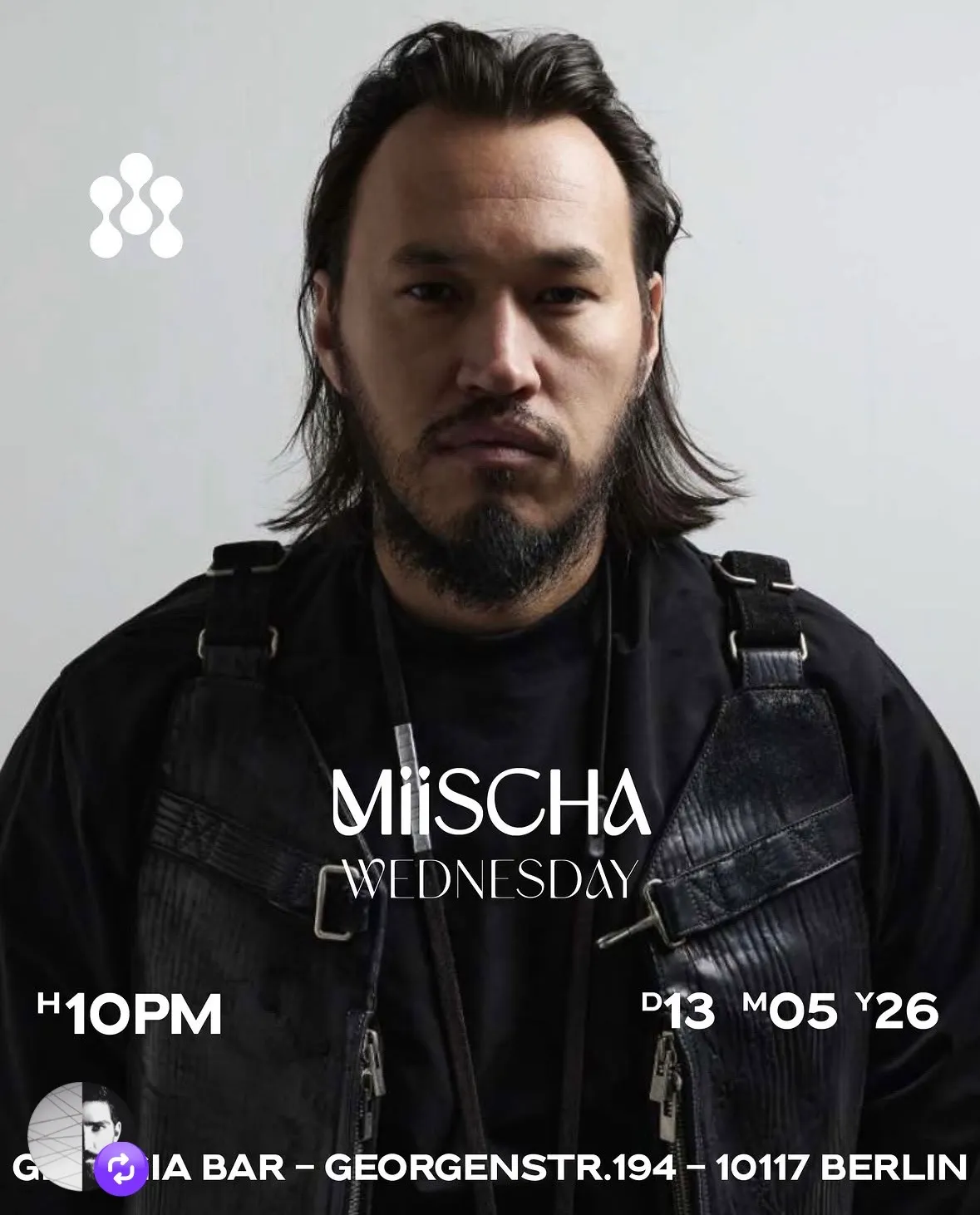 MiiSCHA & Tomasz Guiddo event poster