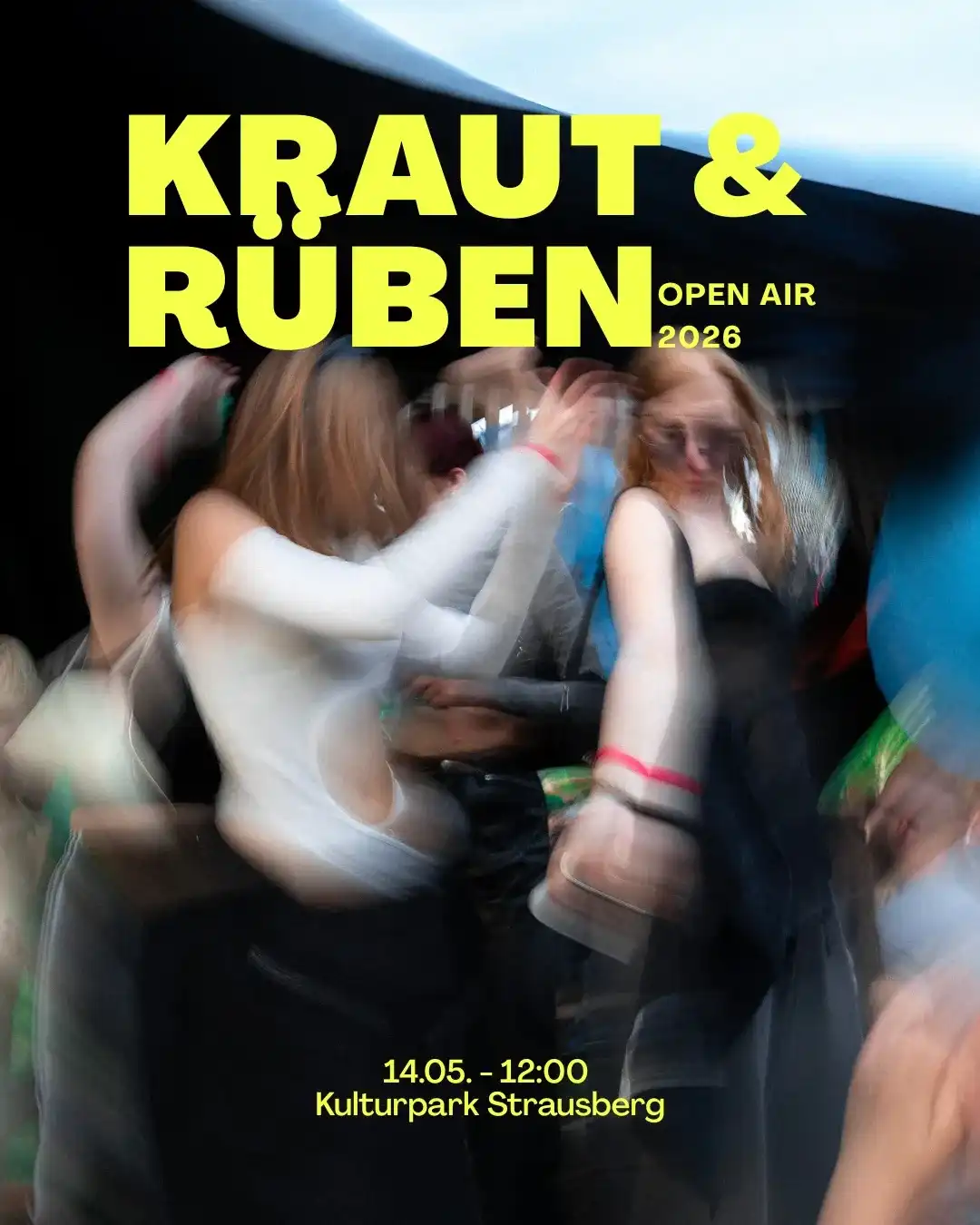 KRAUT & RÜBEN OPEN AIR event poster