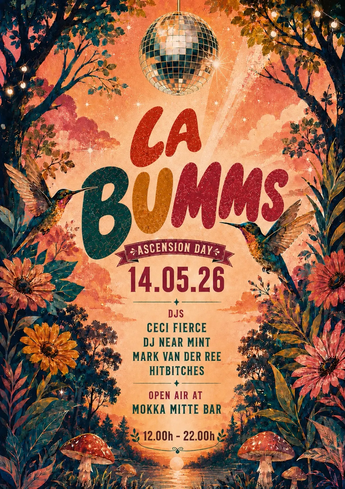 La Bumms event poster