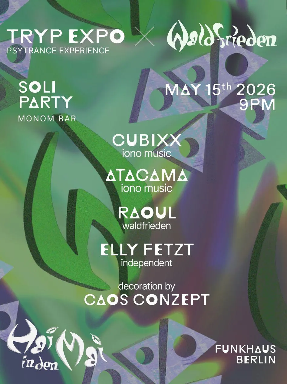 Funkhaus Hai in den Mai Soli - Waldfrieden at TRYP Expo event poster