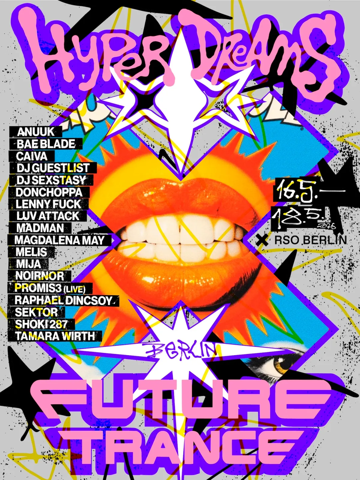 Hyper Dreams X Future Trance Weekender event poster