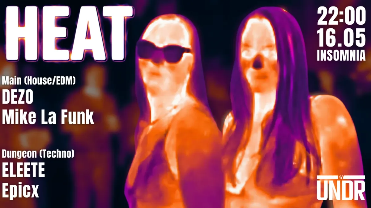 HEAT by UNDR - Kinky House & Techno Party event poster