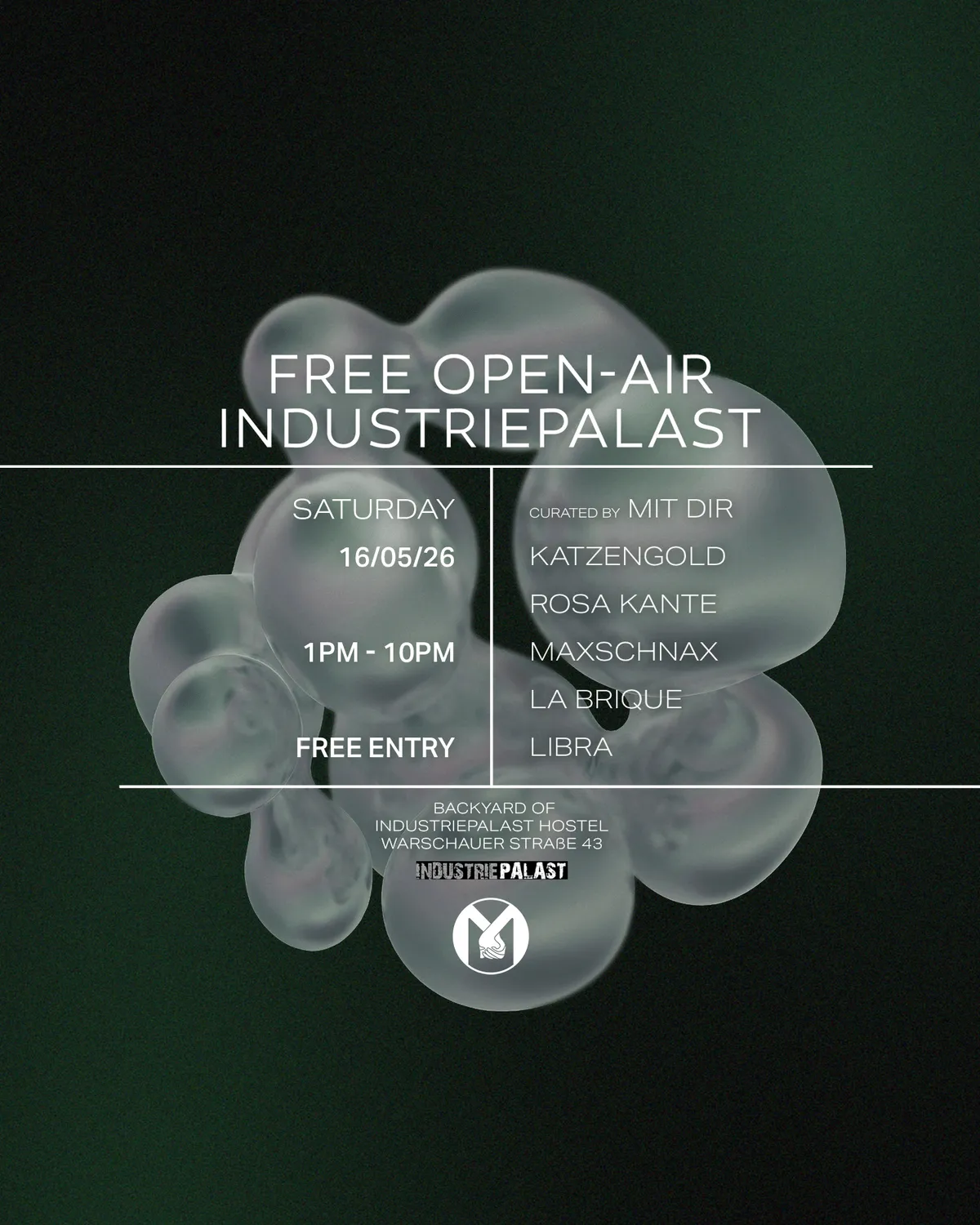 FREE OPEN AIR - MIT DIR X CHRMTCA event poster