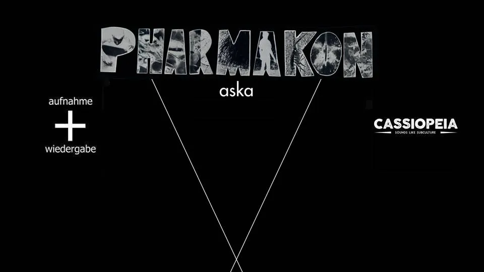 Pharmakon + aska // Cassiopeia, Berlin event poster