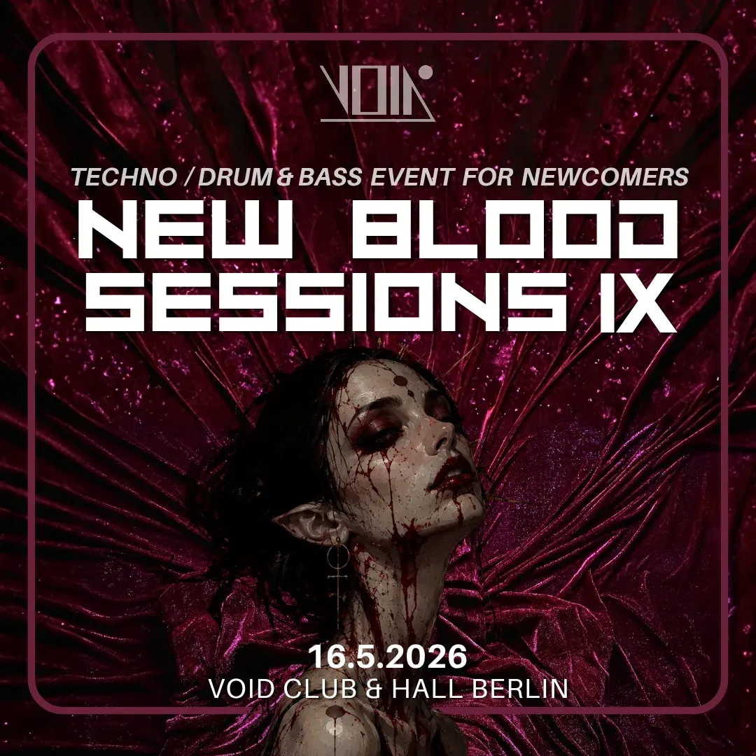 New Blood Sessions IX with Spinelli, Mistressandcommander, Mavidius, Carlsson, MixB, JD* event poster