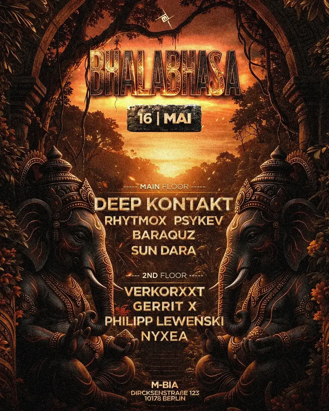 Bhalabasa with Deep Kontakt event poster