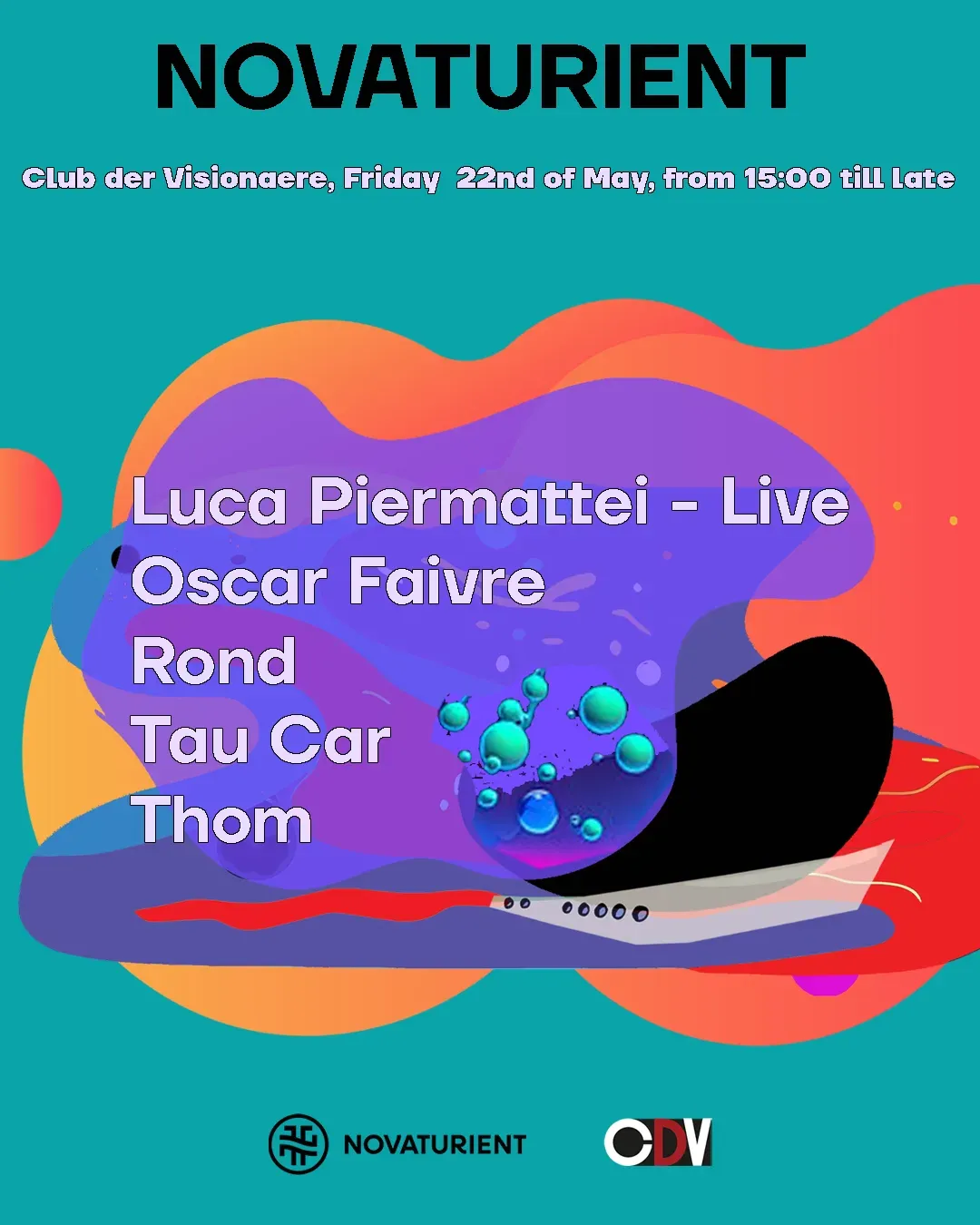 Novaturient event poster