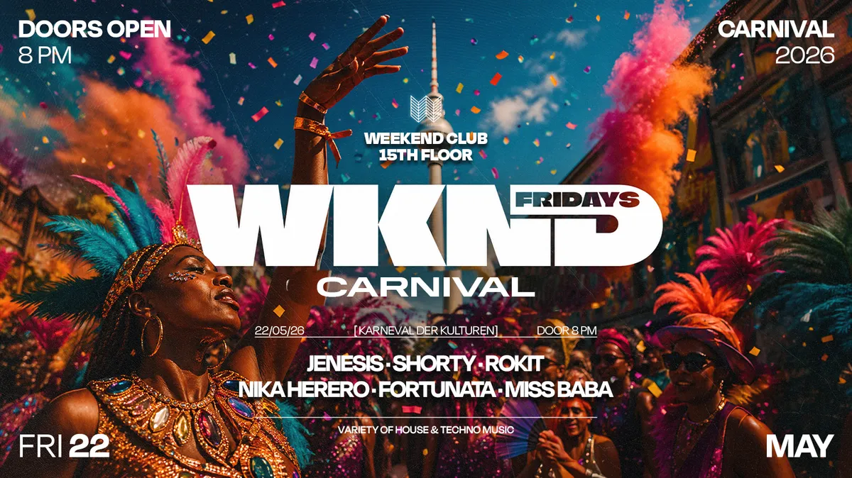 CARNIVAL X WKND event poster