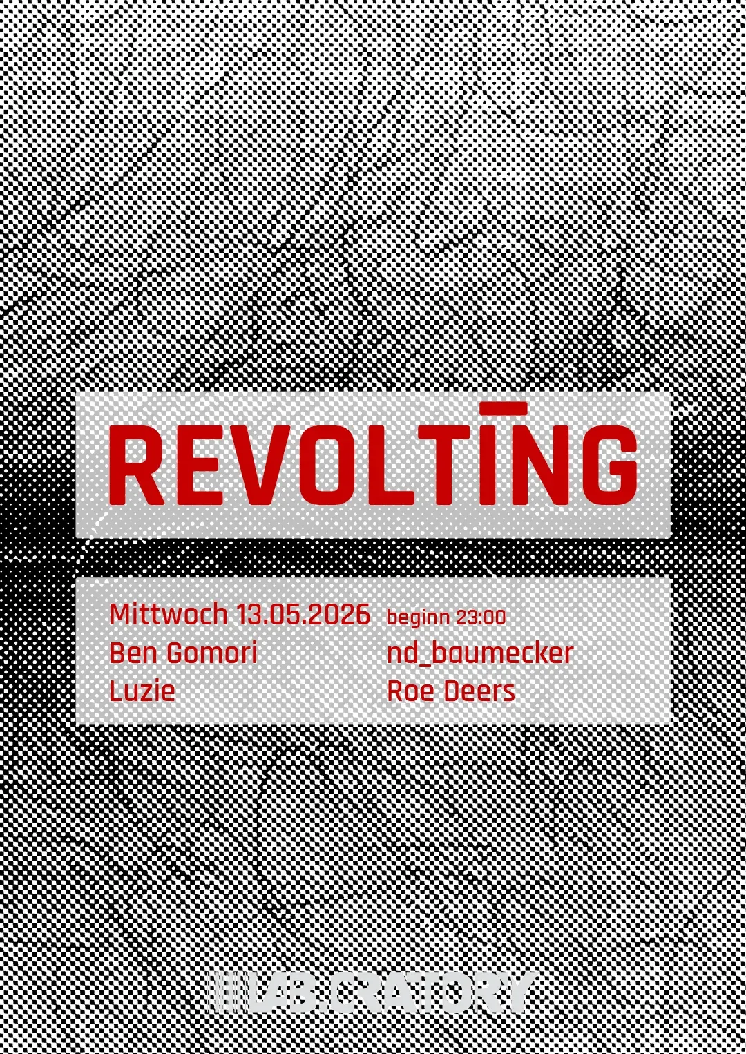 Revolting event poster
