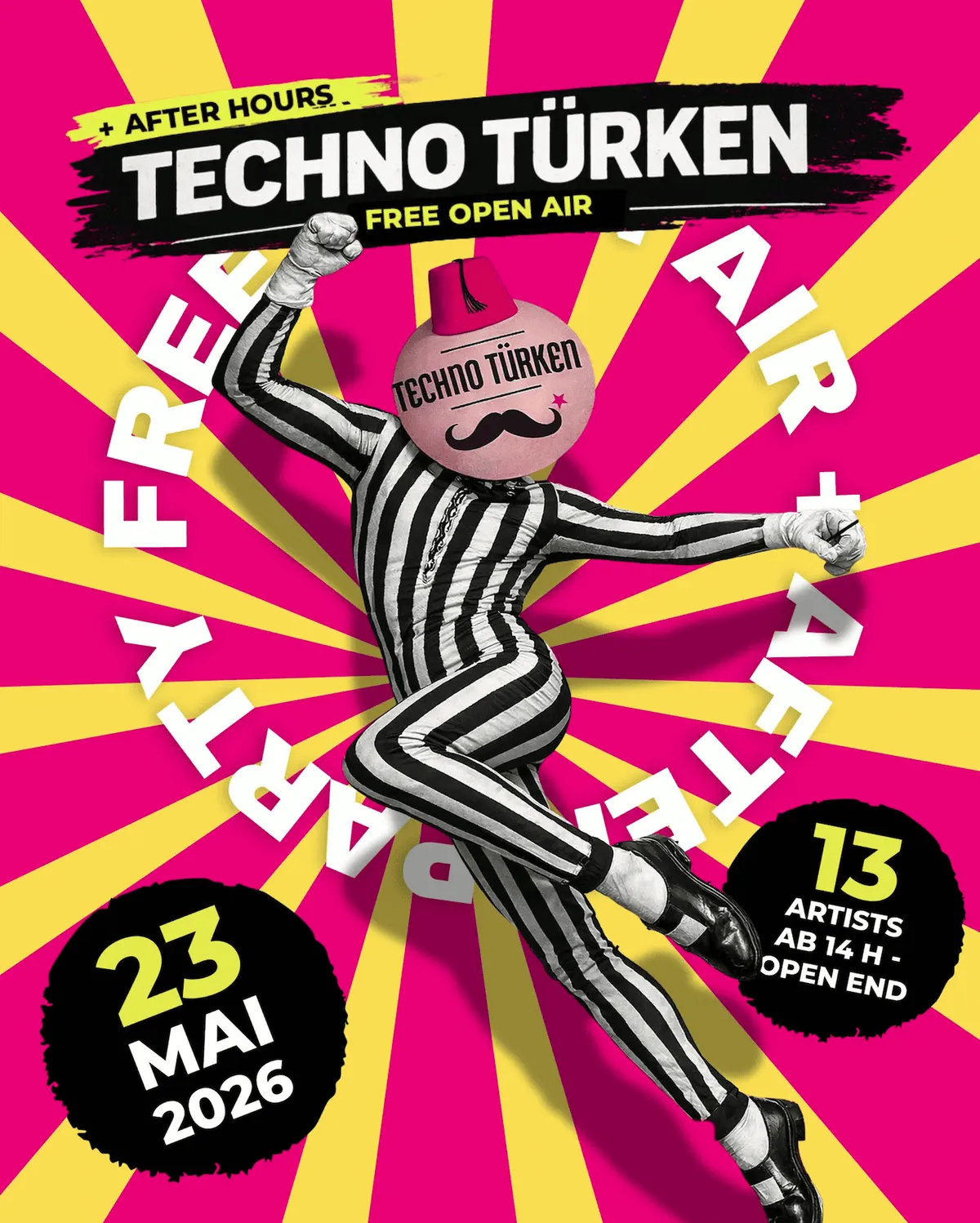 Techno Türken Free Open Air & After Party event poster