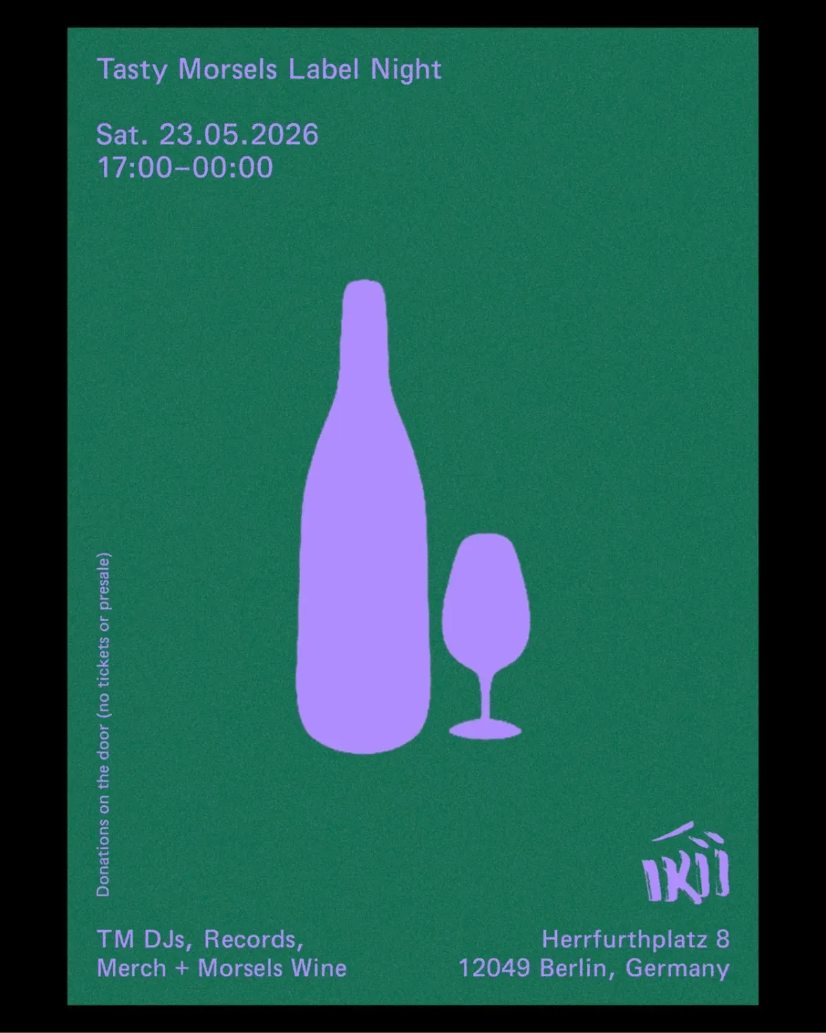 MORSELS MYSTERY TOUR: Tasty Morsels Label Night event poster