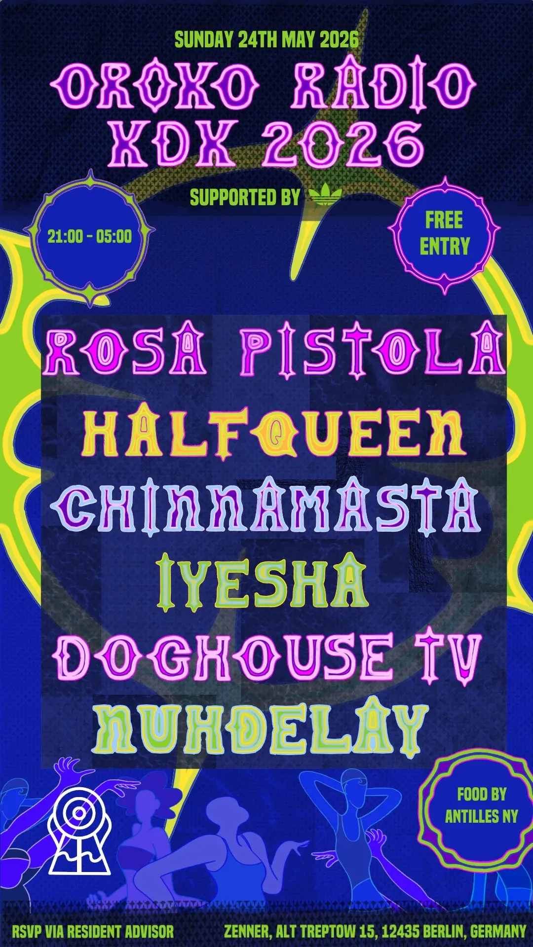 Oroko Radio: KdK 2026 - Rosa Pistola, HALFQUEEN event poster