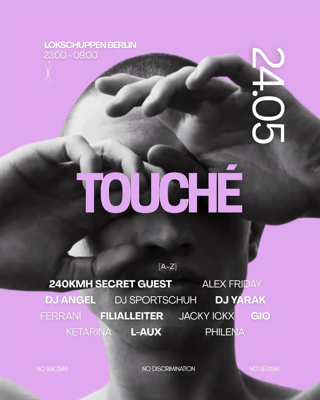 TOUCHÉ OPEN AIR w/ 240KMH, DJ YARAK, GIØ event poster