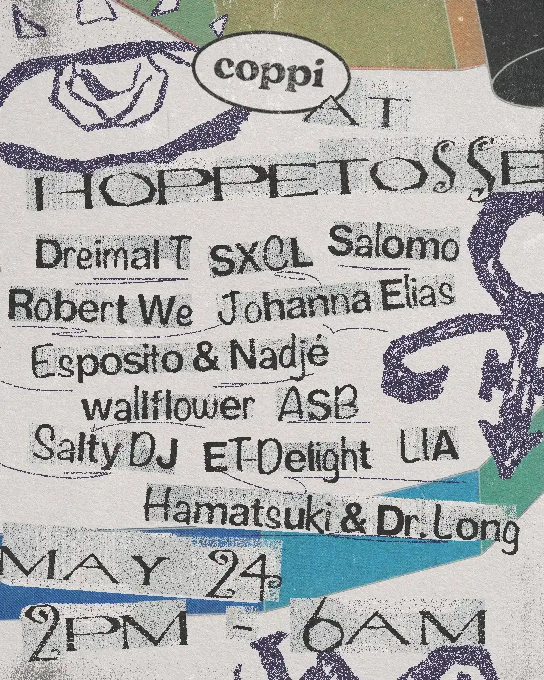coppi at Hoppetosse event poster